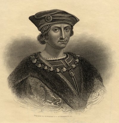 Carlo VIII (1470-98) Re di Francia da French School